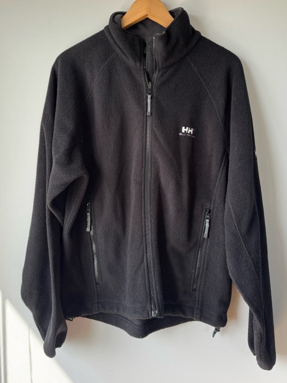 (M) Women’s Helly Hansen Black Full-Zip Fleece Jacket